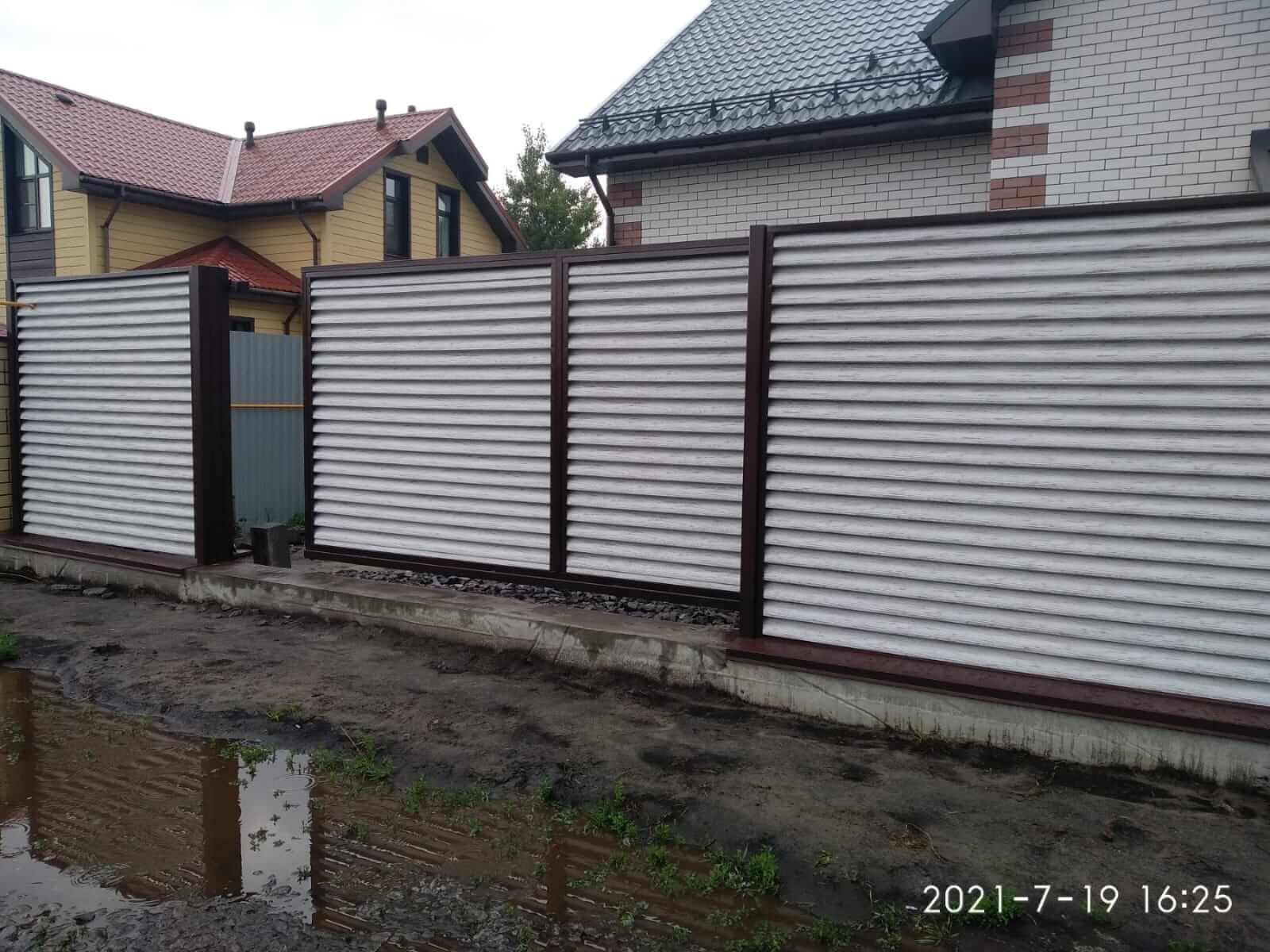 забор-жалюзи Беленый Дуб фото3 в Новочеркасске
