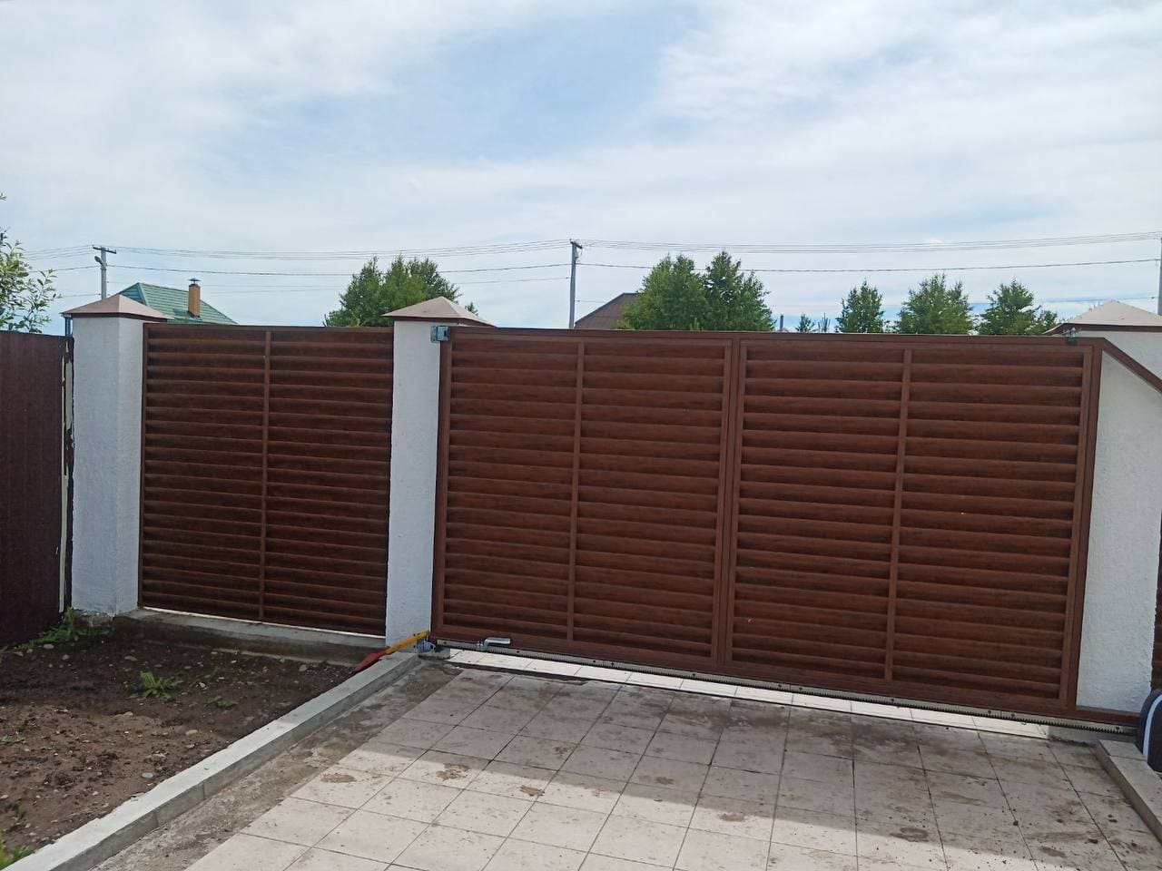 забор-жалюзи printech каштан двусторонний фото4 в Новочеркасске