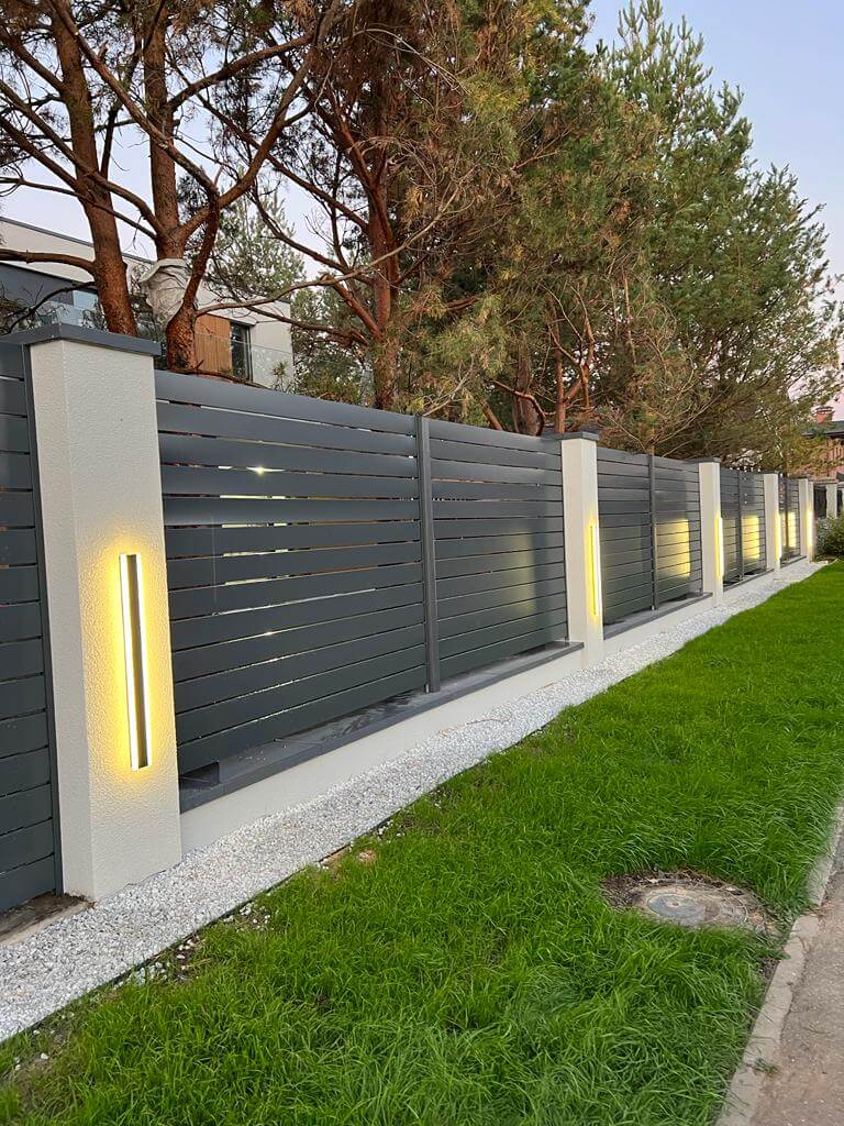 Забор-ранчо из металлопланкена 36м RAL7024 Серый Графит фото 13 в Новочеркасске